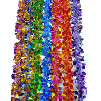 Dekorasi Latar Belakang Garland Tinsel PET Cakram Besar Dua Warna Berkilau - Dekorasi Latar Belakang Paskah & Pesta yang Modis dan Dapat Disesuaikan