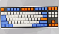 Keycap pour clavier mécanique RK61 GK61, 61 touches, couleur personnalisée, PBT double injection, Royal Kludge RK