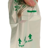 Op maat gemaakte bedrukte, hoogwaardige, voedselveilige, recyclebare PE-productenzakken met reliëf, rol voor het verpakken van fruit en groenten voor supermarkten