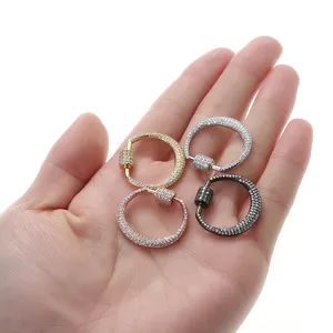 批发定制不锈钢配件为 DIY 耳环和手镯制作