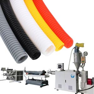 Machine à fabriquer des tuyaux ondulés en PVC PE, machine d'extrusion de tuyaux de drainage en plastique - Product Image 1