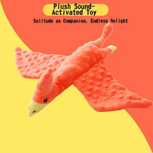 Bestseller <span class=keywords><strong>Pet</strong></span> malzemeleri turuncu ejderha kabarcık süper yumuşak köpek oyuncak yıkılmaz çiğneme diş taşlama interaktif köpek oyuncaklar - Product Image 3