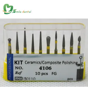 Kit de polissage céramique, composite, burin dentaire en diamant, offre spéciale