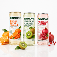 Thé au kiwi de qualité supérieure, enrichi en jus véritable, boisson pétillante saine, logo personnalisé, OEM ODM disponible