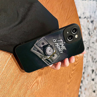 Rich Time Impression Élève Oeil Pro Caméra Trou TPU Housse de Téléphone Portable pour Iphone 17 8 X Xr Xs 11 12 13 14 15 16 Pro Max Plus