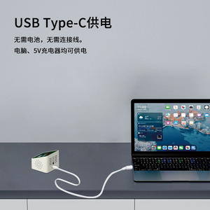 Smart Desktop Weather <b>Clock</b> With Backlight <b>Digital</b> Display For Bedroom White Rectangle Shape Usb Charging Built In Battery - Product Image 4