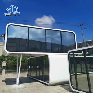 Maison en capsule écologique en forme de pomme, imperméable, préfabriquée, pour camping - Product Image 1