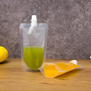 500ML 5L <b>Water</b> Small High Quality Food Juice <b>Pouch</b> Pet Food 50 Ml Transparent Custom Reusable 250Ml Spout Bag - Product Image 4