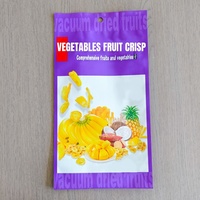 Sachet alimentaire à soufflet latéral pour fruits et légumes secs, en BOPP mat laminé AL/PE