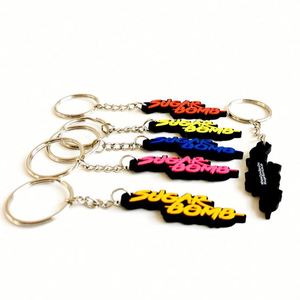Wholesale 2D /3D Custom Shaped Soft Rubber Pvc Keychain with Your logo Name - Product Image 3
