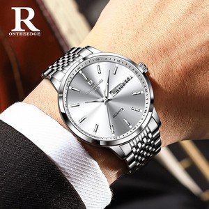 Reloj Minimalista para Hombre, Estilo Estudiantil, Esfera de 42 mm, Grosor de Caja de 10 mm, Acero Inoxidable, Resistente al Agua 30M, Movimiento de Cuarzo, Luminoso - Product Image 3