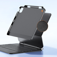 Keyboard Miaokong 2-in-1 Kompatibel dengan iPad Pro 11" M4/M5 Dilengkapi Touchpad Tiga Jari RGB Lampu Latar 7 Warna