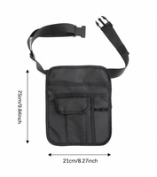 Restaurant Serveur Taille Argent Pochette Sac Restaurant Tablier Sac avec Ceinture Réglable Check Holder Outil Taille Sac Pour Bars Cafés