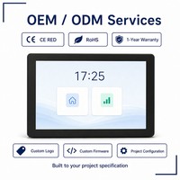 Tablette PC murale Android 15 de 10,1 pouces RK3566 PoE RS232 RS485 avec écran tactile, Kiosque, Contrôle d'accès, HMI Industriel, OEM