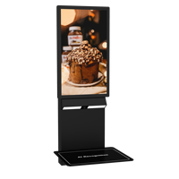 Kiosque mural sans lecteur de codes-barres de 23,8 pouces avec caméra 5MP, reconnaissance visuelle IA de pâtisseries via SDK pour caisse automatique de boulangerie