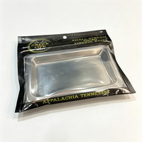 Impression personnalisée pochette plate refermable Ziplock noir trou de suspension brillant leurre de pêche appât emballage sacs quantité minimale de commande 500 pièces alimentation