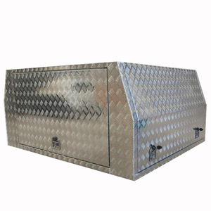 Boîte à outils de ramassage en <span class=keywords><strong>aluminium</strong></span> de vente directe du fabricant personnalisée double Cab1800(<span class=keywords><strong>L</strong></span>)x1780(W)x860(H) plateau en <span class=keywords><strong>aluminium</strong></span> auvent en alliage - Product Image 5