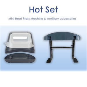 Machine portative de presse à chaud semi-automatique de mini taille pour transférer des étiquettes aux chapeaux - Product Image 4