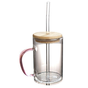 Tasse en verre borosilicaté écologique 200/250ml sans BPA résistant à la température logo personnalisable boîte emballée verres - Product Image 6