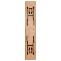 AJUNION Table de formation et d'événement pliante rectangulaire en bois de 8 pieds pour intérieur et extérieur