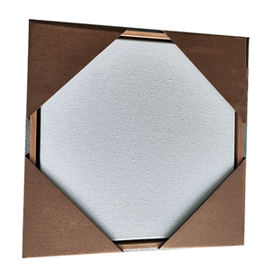 Placage 30x30cm blanc coton toile impression Arts vendu bois couleur cadre flottant Art toile peinture - Product Image 4