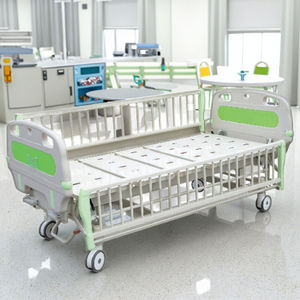 病院および子供の部屋のためのアルミニウムクランクが付いている子供のマニュアル病院のベッド - Product Image 5