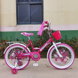 Bicicletta per Bambini di Buona Qualità 12 16 20 Pollici Economica Rosa Marca Winx Cerchio in Lega Morbida - Product Image 3