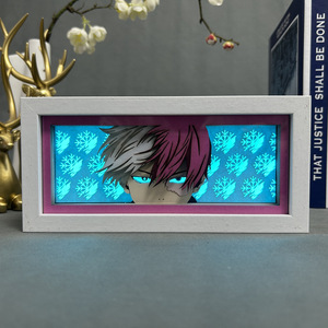 โคมไฟกระดาษแกะสลักลายอนิเมะ ZDD1-100Styles RGB ควบคุมระยะไกลของขวัญ3D ไฟกลางคืนสำหรับแฟนภาพเคลื่อนไหว - Product Image 4