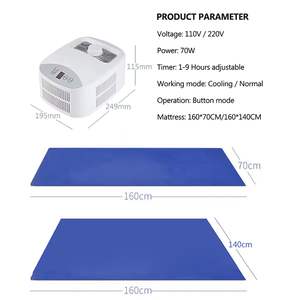 Hochwertige elektrische Sommer bett kühler Wasser kühlung matratze Cooles Schlaf kissen bett Wasser kühlsystem - Product Image 5