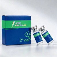 OEM Maßgefertigte Geprägte & Heißfoliengeprägte Fläschchen-Papierbox, PET-Blister-Einlage, Verpackungskarton für 3ml 10ml Kosmetik-Glasfläschchen
