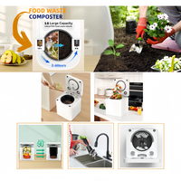 ODM OEM personnalisé 5.2 litres d'engrais organique faisant la machine électrique ménage cuisine déchets alimentaires élimination du compost