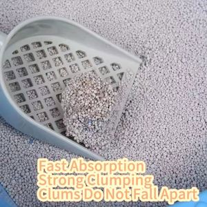 Litière pour chat Benjie OEM, naturelle, à base de sodium, grise, jetable aux toilettes, anti-odeur, forte absorption, sans poussière, agglomérante, bentonite de qualité supérieure, 5 kg - Product Image 1