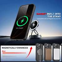 Coque magnétique antichoc pour iPhone 16 15 14 13 12 11 Pro Max / 16 Plus 5G Support rotatif de charge sans fil Couverture arrière
