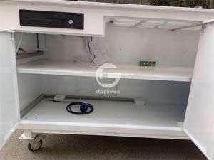 Snack Outdoor Hot Dog <strong>Ice</strong> Cream Trolley Coffee Push Cart - Product Image 6