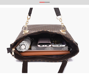 Juego de Bolsos de 6 Piezas para <span class=keywords><strong>Mujer</strong></span>, Bolso de Mano de Gran Capacidad, Bolsos de Cuero PU, Juego de Bolsos para <span class=keywords><strong>Mujer</strong></span> - Product Image 6