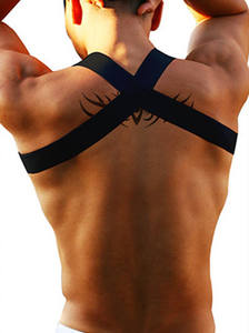 Dây đeo ngực đàn hồi gợi cảm dành cho người đồng tính, dụng cụ trói buộc, dây đeo ngực, dây đai đàn hồi cơ ngực dành cho nam - Product Image 2