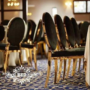 بيع بالجملة وسادة مخملية من الفولاذ المقاوم للصدأ لحفلات الزفاف فندق لوازم الأثاث تأجير رخيصة - Product Image 5