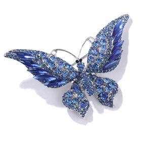 Broche Papillon Personnalisée, Design Tendance, Accessoire de Vêtement Élégant, Goutte d'Huile, Alliage Plaqué Or, pour Mariage et Fiançailles Féminines - Product Image 5