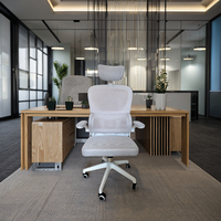 Chaise de bureau pivotante élégante pour la salle à manger, meubles pour la maison et l'hôtel, dossier confortable et chaleureux