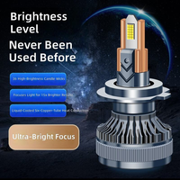 Phare de voiture LED de remplacement haute qualité 80W 9000LM à double faisceau 9004 H4 Plug-and-Play avec refroidissement par ventilateur