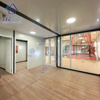 Maison préfabriquée personnalisée pliable et portable de 40 pieds ou 20 pieds, avec 2, 3, 4 ou 5 chambres, conteneur extérieur extensible