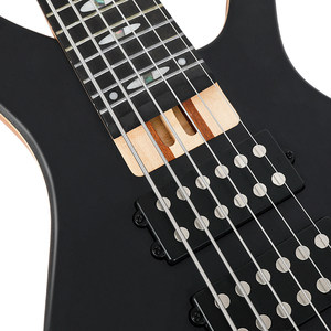 Bullfighter DB-6 6 <b>String</b> Guitar with H-H Active Pickups 24 Frets Mahogany Body Natural Color - Product Image 4
