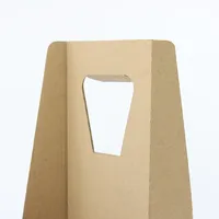 Plateau porte-gobelets biodégradable avec logo personnalisé imprimé, gobelets à café jetables, respectueux de l'environnement