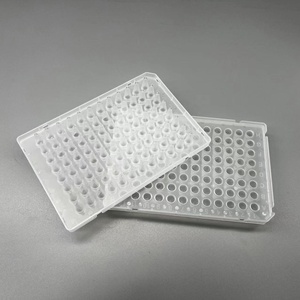 Plaque PCR semi-cadrée à 96 puits de 100 µL avec rebord surélevé, en PP de qualité médicale, stérile, pour ABI Veriti et <span class=keywords><strong>ProFlex</strong></span> - Product Image 5