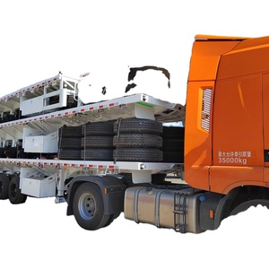 Sản Phẩm Mới 3 Chiếc Rơ Moóc Phẳng 40ft Rơ Moóc Khung Gầm Vận Chuyển <span class=keywords><strong>Container</strong></span> Xuất Khẩu <span class=keywords><strong>30ft</strong></span> 40ft 20ft Với 12 Ổ Khóa Xoắn Đang Giảm Giá - Product Image 4