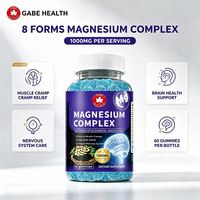 Permen Kunyah Magnesium Kompleks Private Labe untuk Dewasa Meredakan Kram Otot Mendukung Kesehatan Sistem Saraf Otak Suplemen Makanan