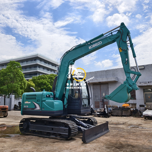 รถขุดโคเบลโก้ SK75 มือสอง ใช้งานน้อย พร้อมปั๊มเครื่องยนต์เดิม รถขุดขนาดเล็กมือสอง โคเบลโก้ SK75 SK95 SK55 พร้อมใบรับรอง CE - Product Image 3