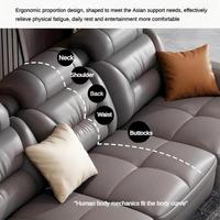 Sofá Modular en Forma de L de Estilo Moderno, Tapizado en Cuero Sintético, con Puerto USB, Mesa Lateral con Bluetooth, Juego de Sofás de Esquina, Muebles para el Hogar