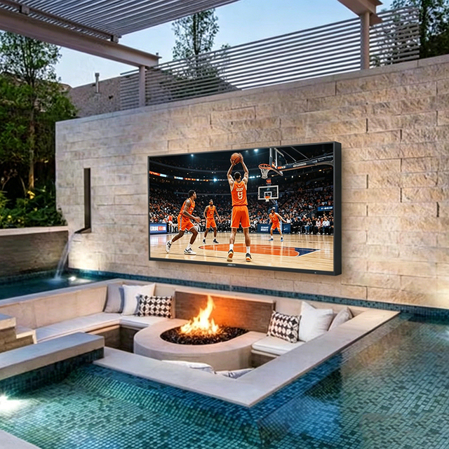 43 Inch IP66 TV 4K UHD Full HD Smart Outdoor TV Waterproof Large Screen LCD Display Digital Signage and Wall Mounted Televisor