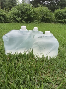 Sac seau souple en plastique en boîte bon marché bon marché bonne étanchéité sans fuite 20l sans poignée jerrycan pliable avec trous - Product Image 5